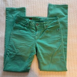All American Mint Teal Skinny Jeans